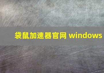 袋鼠加速器官网 windows